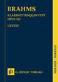 Clarinet Quintet, Op. 115 Study Scores sheet music cover